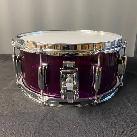 Purple Acrylic Snare Drum