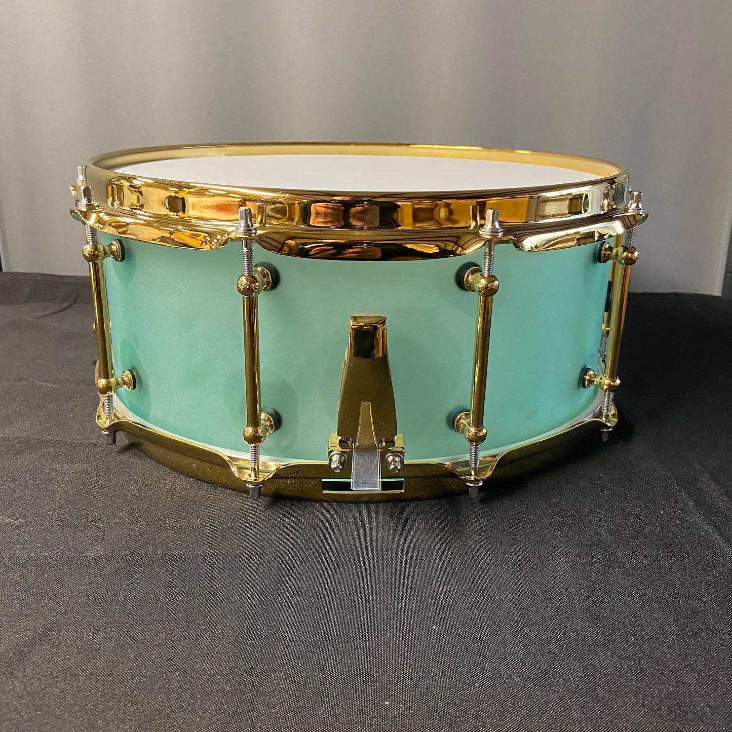 Frosted Green Acrylic Snare Drum