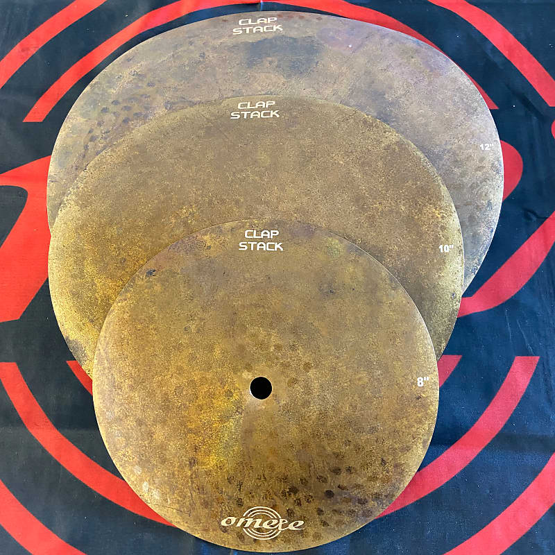 Omete Cymbals - Clapstack - 3 Pack (8",10",12")