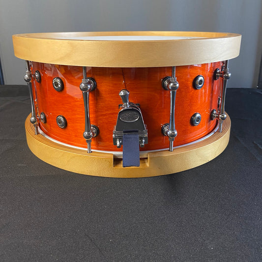 Birch Snare Drum with Wood Hoops