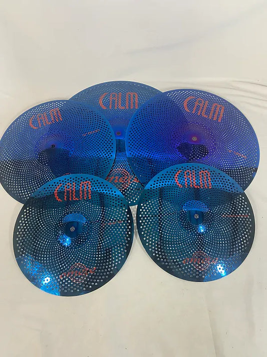 Omete Calm Series Cymbals - Blue - 4 Pack