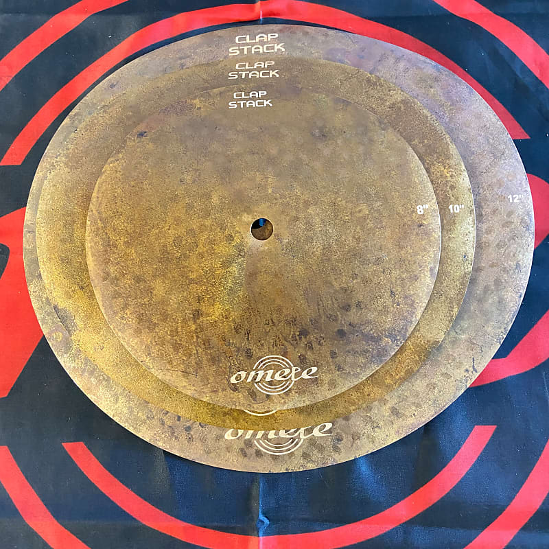 Clap Stack Rusty Omete Cymbals - Clap Stack - 3 Pack (8