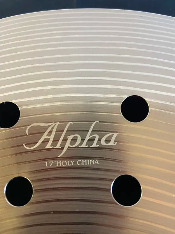 Omete Alpha Series Cymbals - Holy China