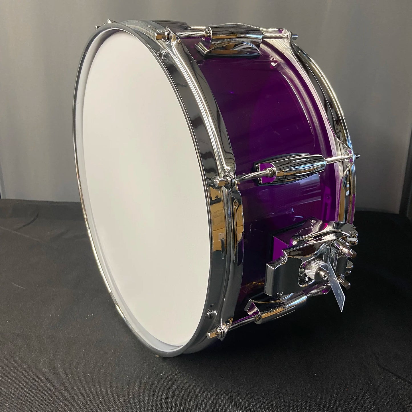 Purple Acrylic Snare Drum