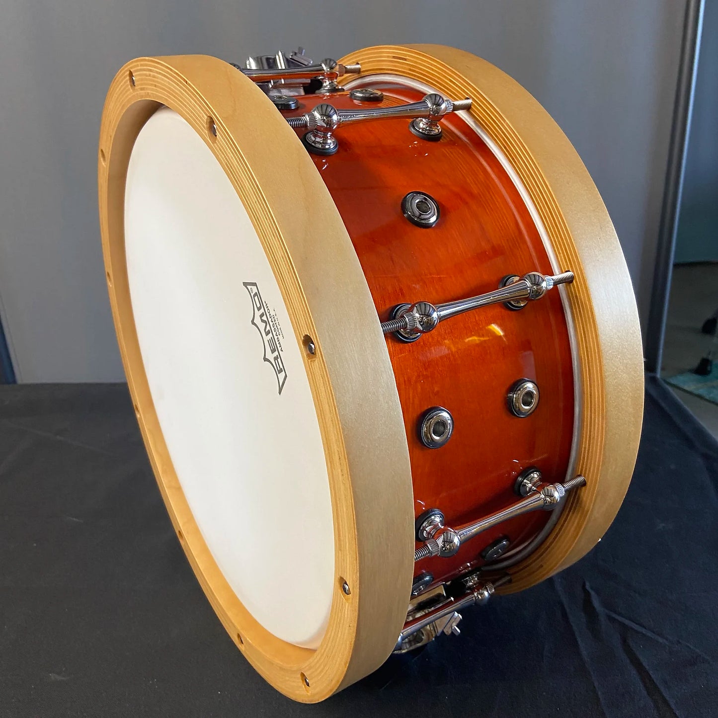 Birch Snare Drum with Wood Hoops