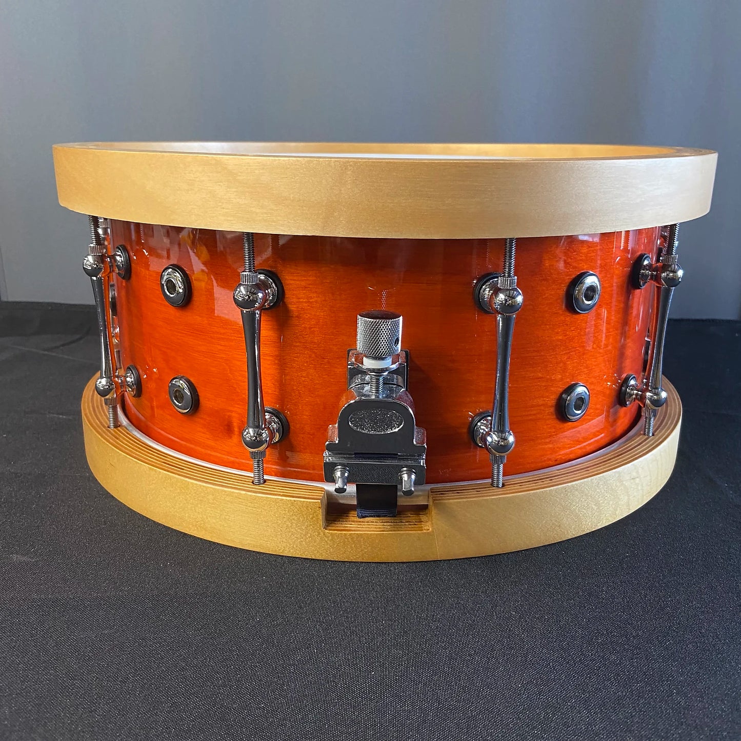 Birch Snare Drum with Wood Hoops