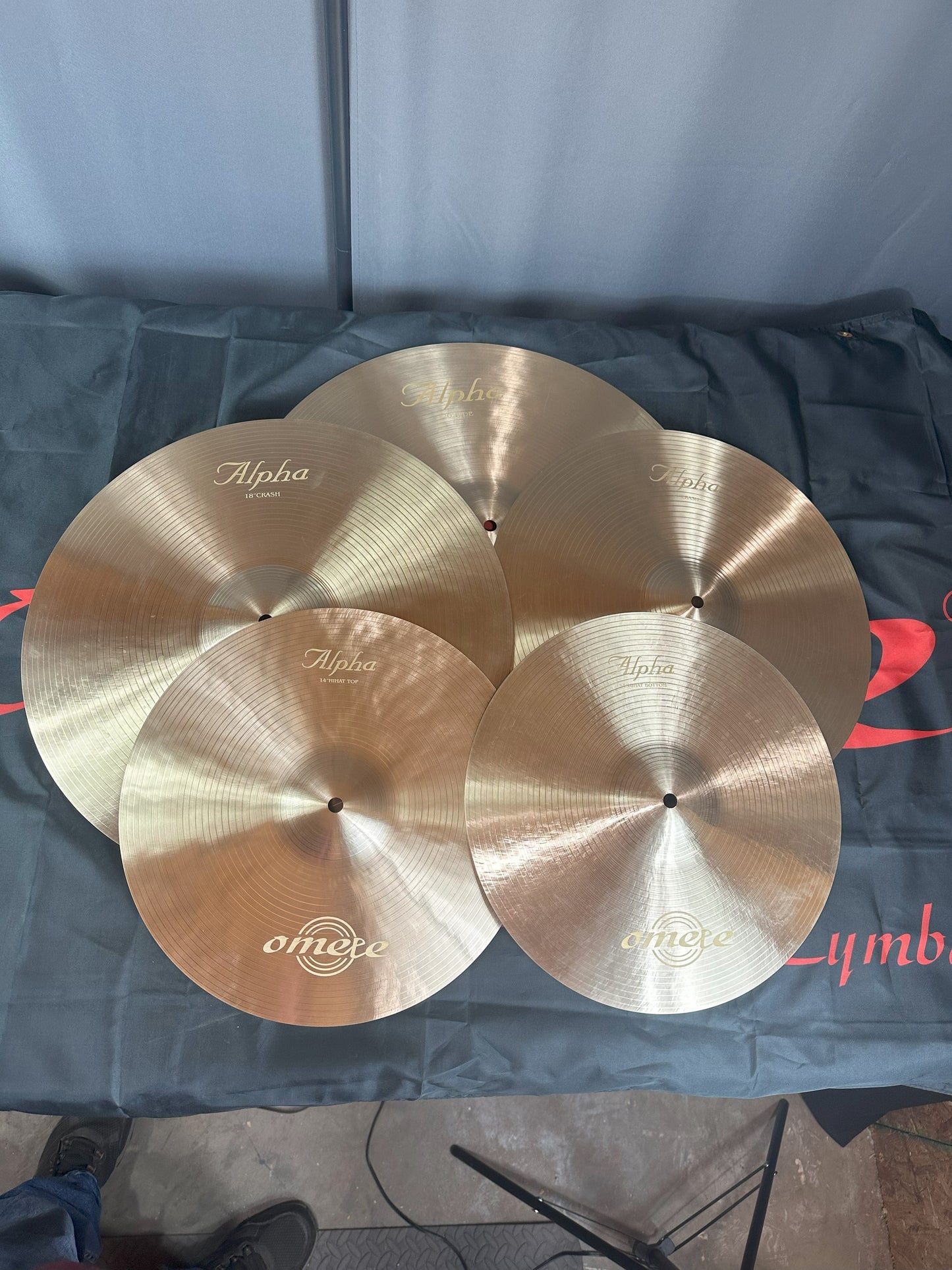 Omete Alpha Series Cymbal - 5 Pack