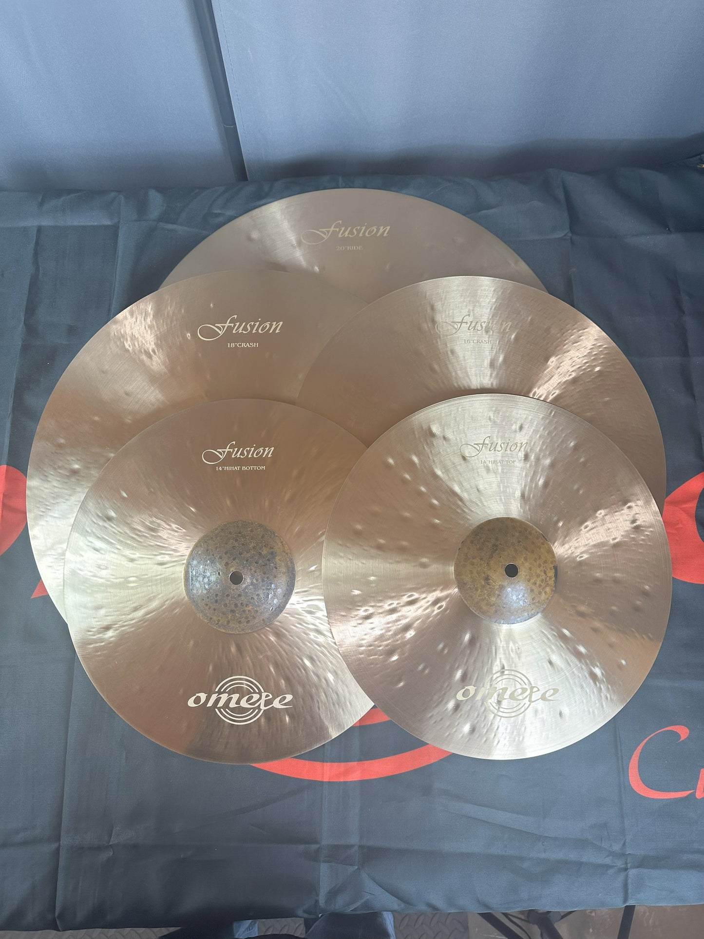 Omete Fusion Series Cymbals - 5 Pack