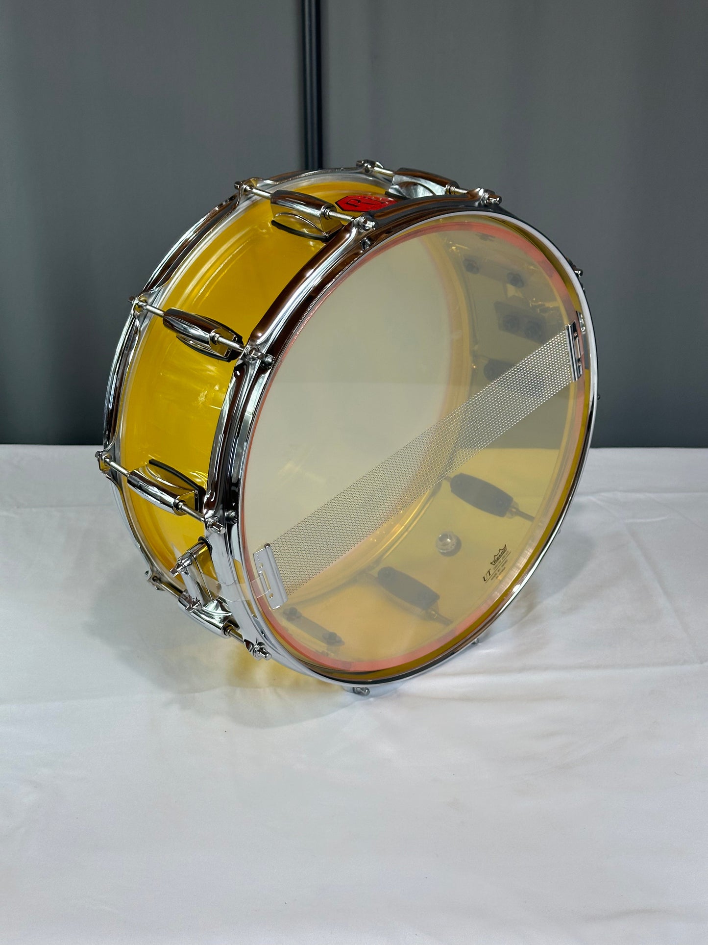 Amber Acrylic Snare Drum ASD-14x6-A