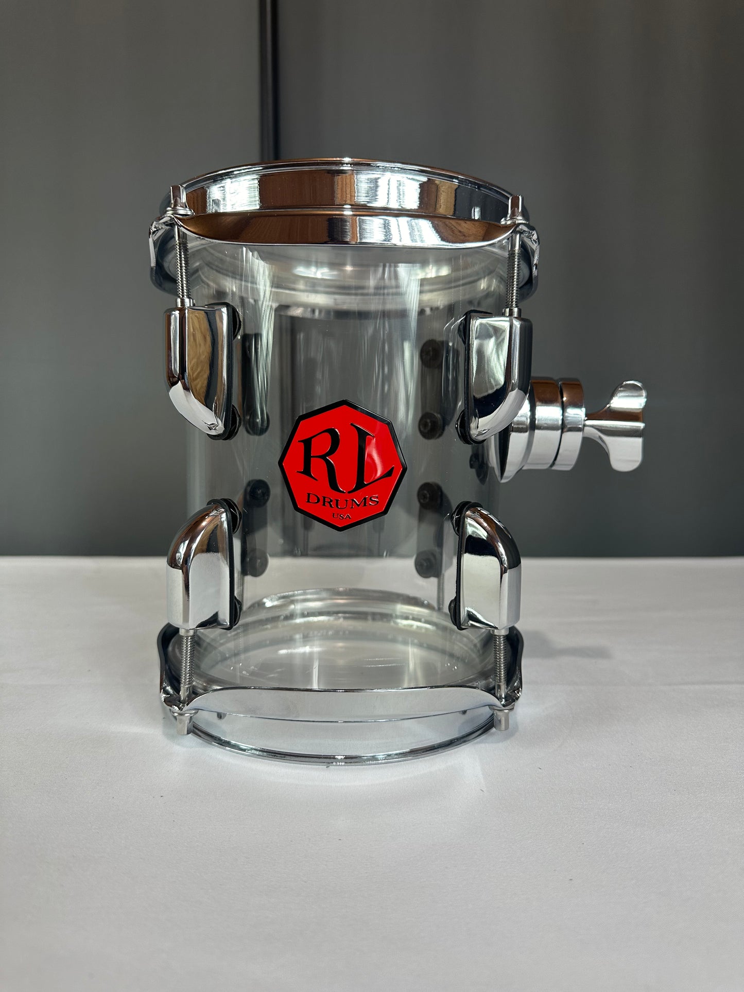 Clear Seamless Acrylic 6"x8" - Tom Drum