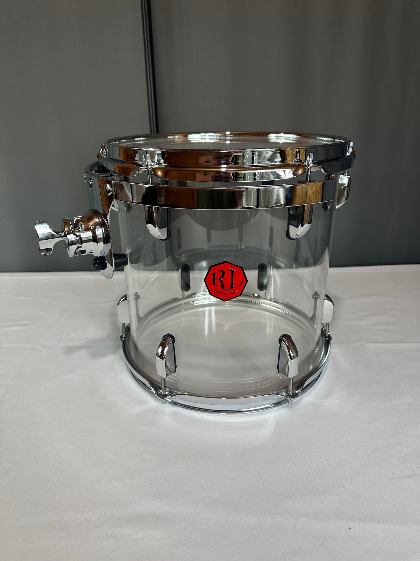 Clear Seamless Acrylic 12"x12"  - Tom Drum