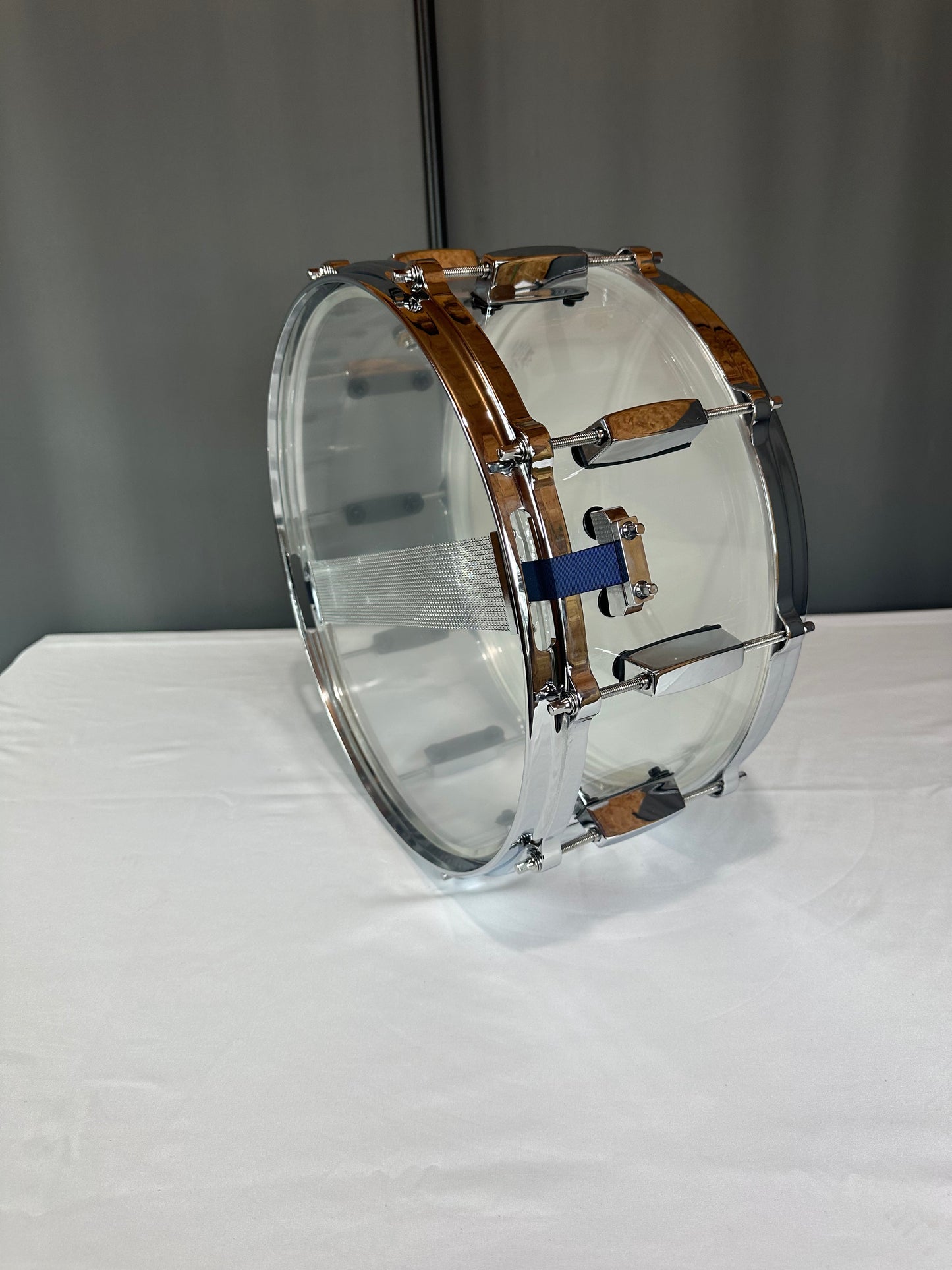 Clear Seamless Acrylic 14"x6" -Snare Drum CA14-6SD