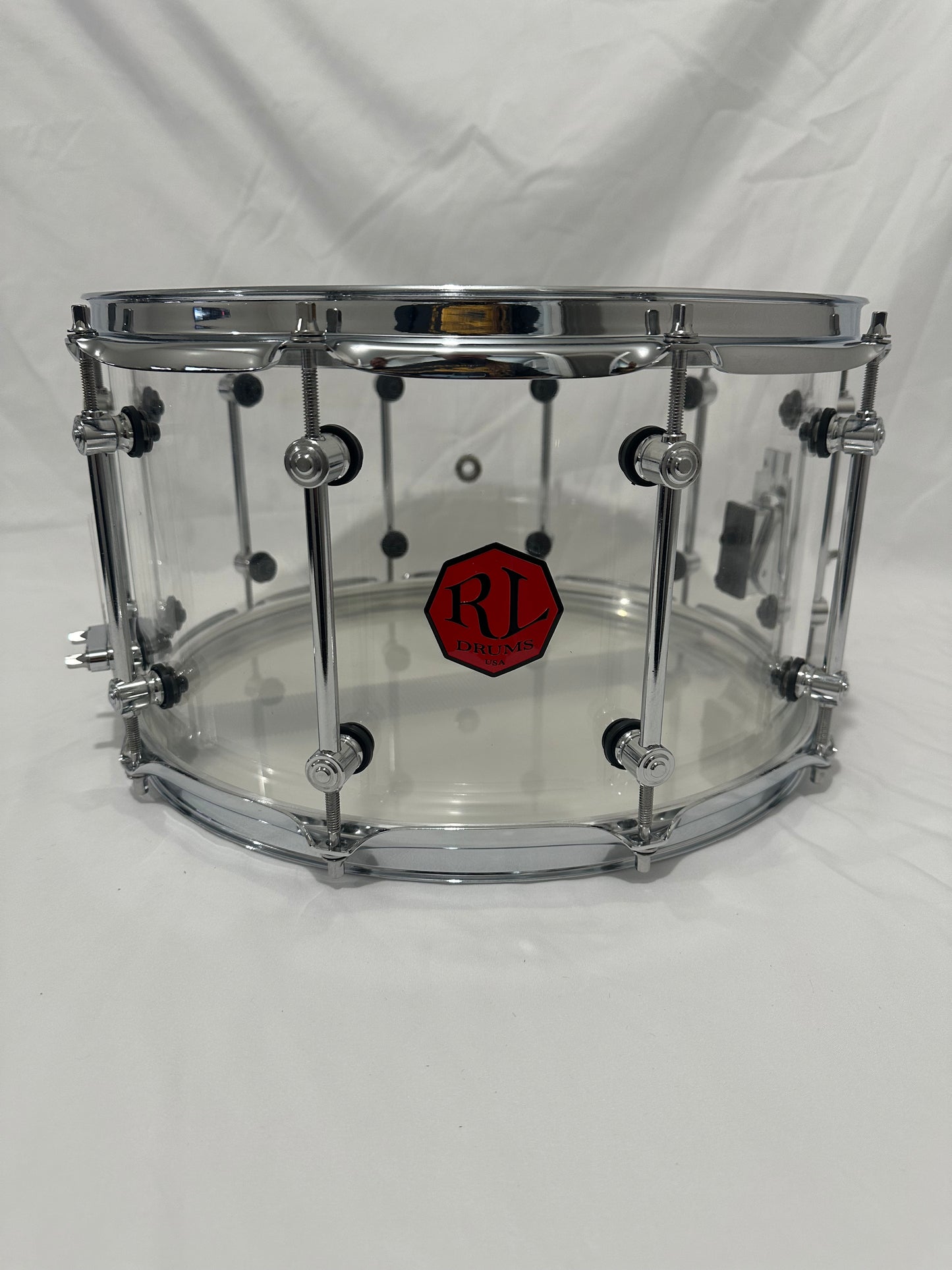 Clear Seamless Acrylic 14"x8" -Snare Drum RL14-8-CATL