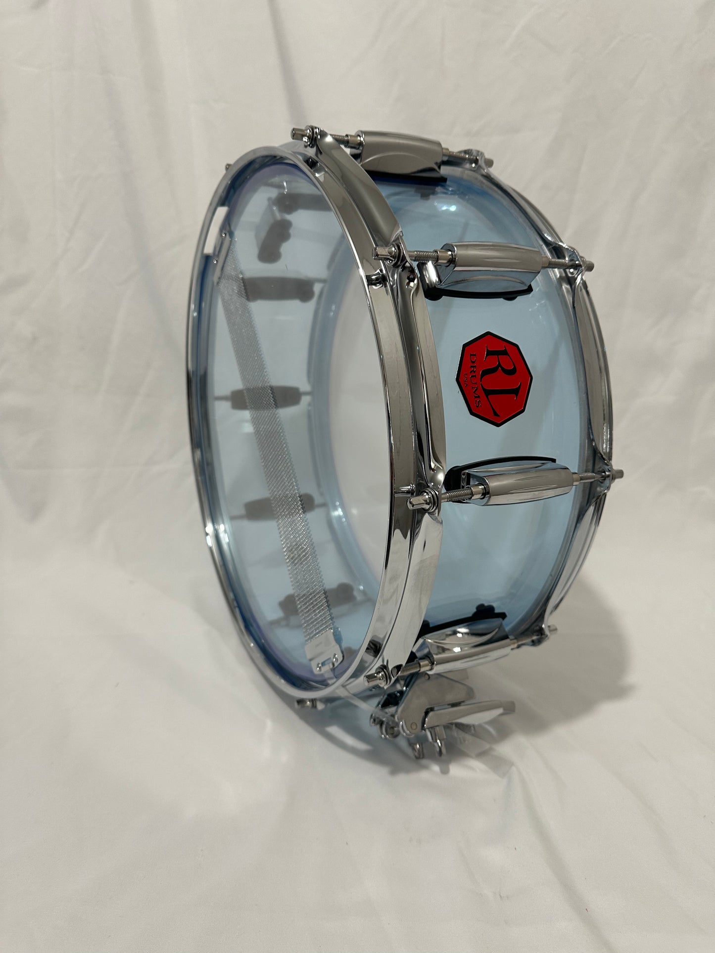 Transparent Blue Acrylic Snare Drum SD14x5.5-TB