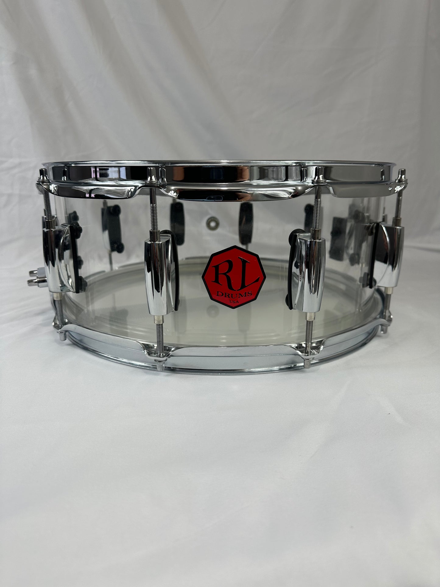 Clear Acrylic Snare Drum SD-14-6-C