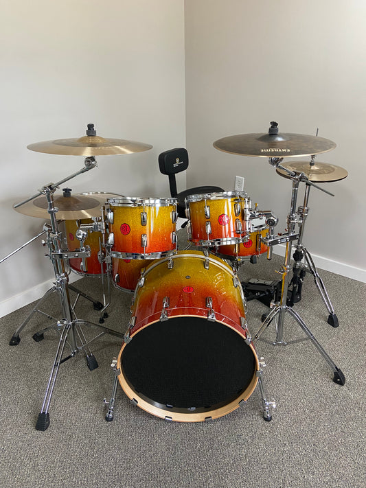 Birch Sunburst Sparkle Fade Lacquer Shell Pack - 6 Piece Master 0807-101F