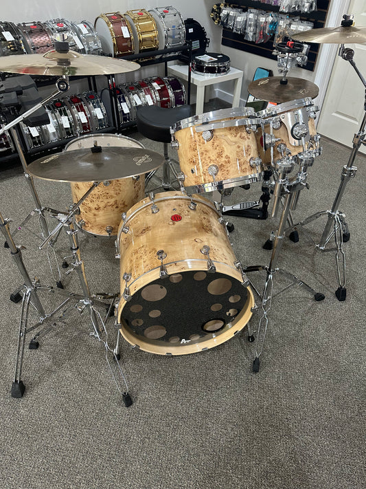 Natural Mappa Burl Veneer Shell Pack RLMBSP-4P