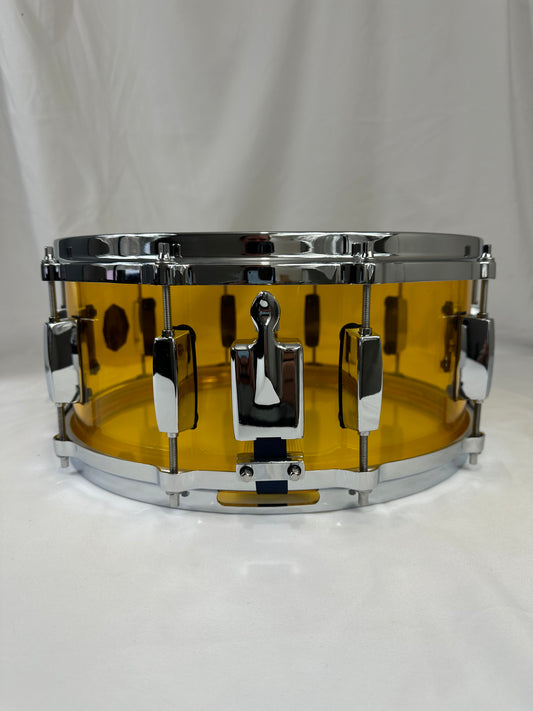 Amber Seamless Acrylic 14"x6" -Snare Drum