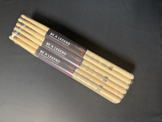 American Hickory RL Drumsticks 2B-AHOT-BRICK
