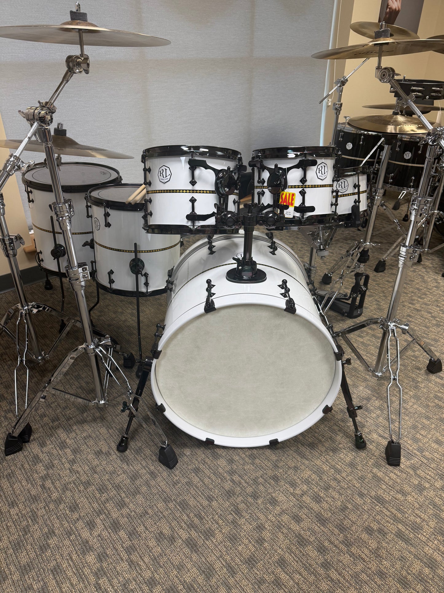 Concert Hall Series Birch/Maple/Black walnut with Diamond Inlay Shell Pack-6 Piece