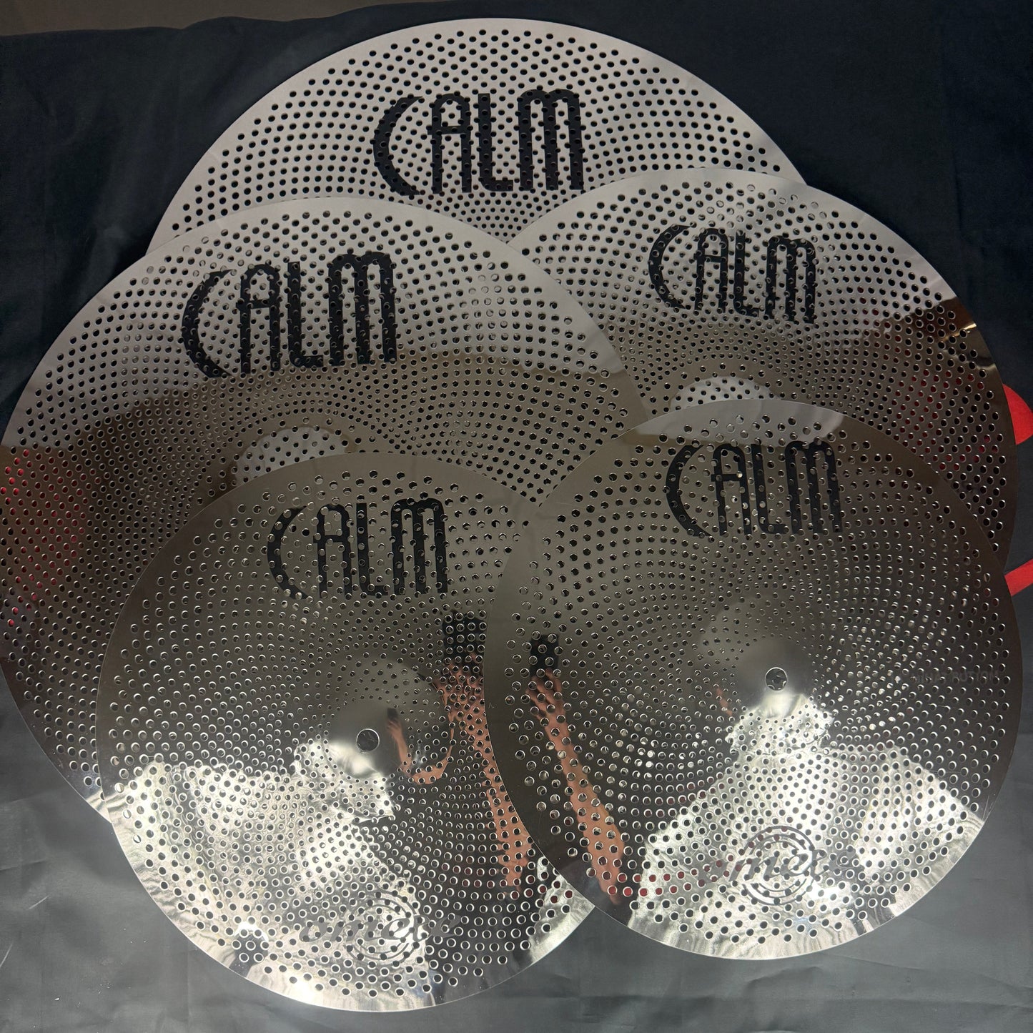 OMETE CALM SERIES LOW VOLUME CYMBALS - SILVER - 5 PACK