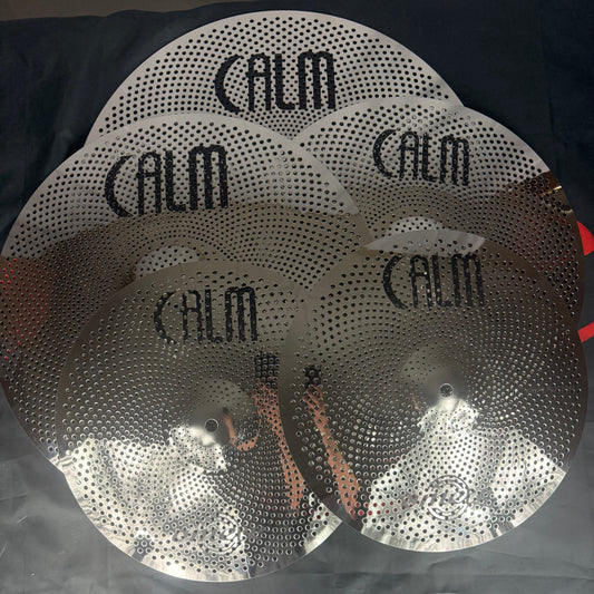OMETE CALM SERIES LOW VOLUME CYMBALS - SILVER - 5 PACK
