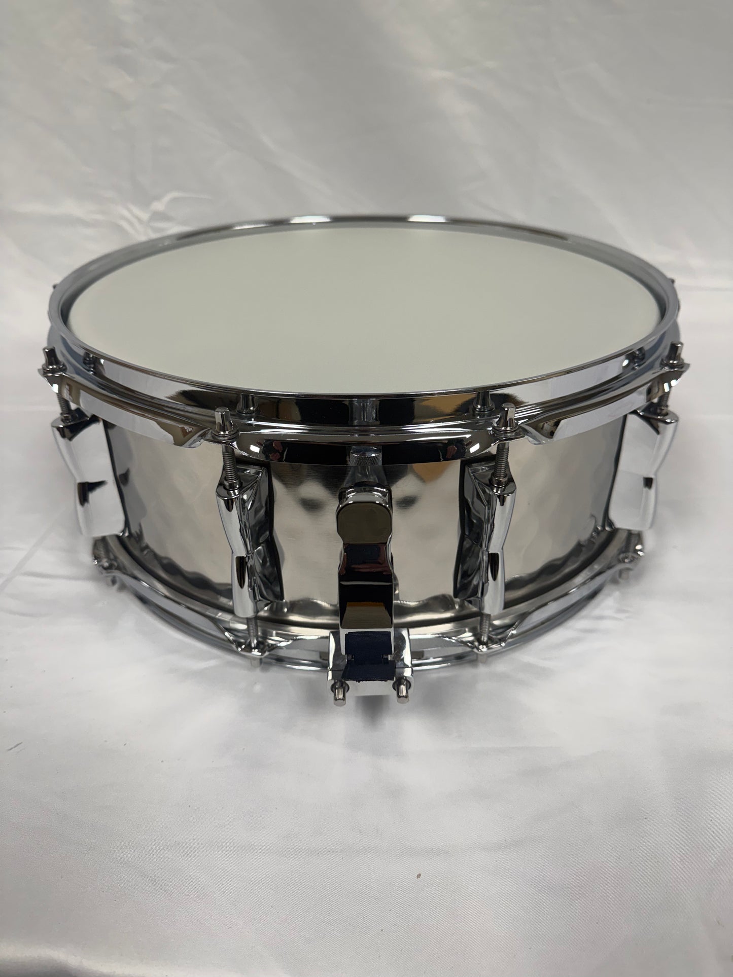 Hammered Stainless Snare Drum