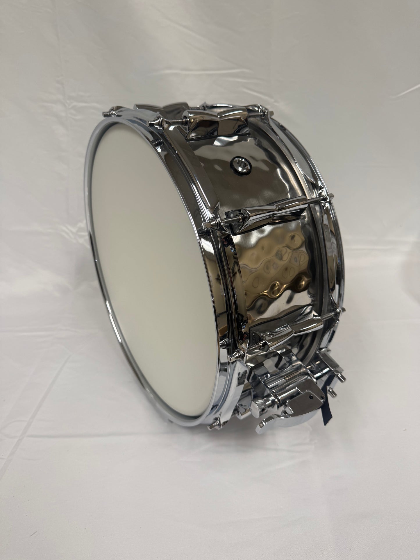Hammered Stainless Snare Drum