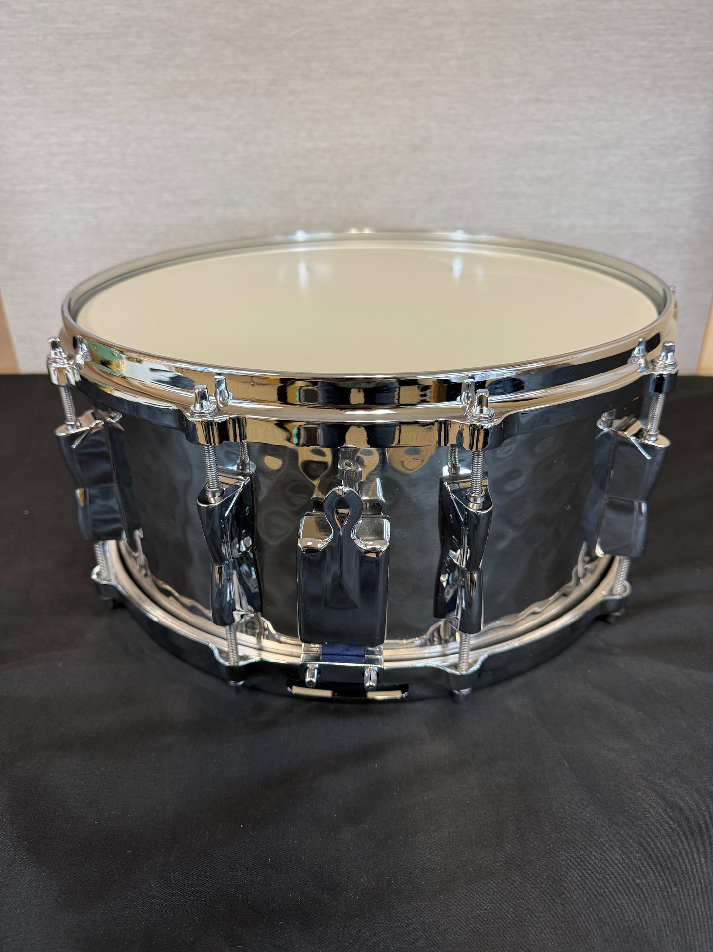 Hammered Stainless Snare Drum