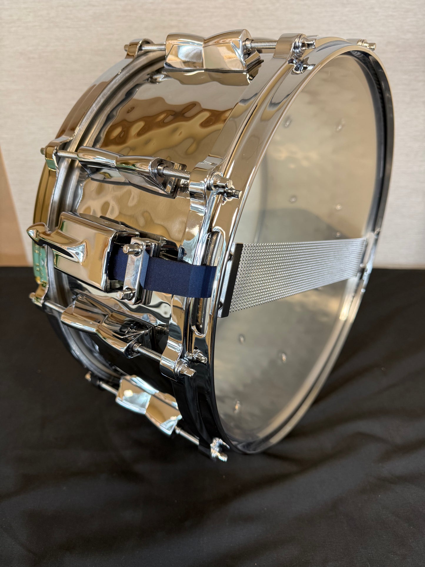 Hammered Stainless Snare Drum