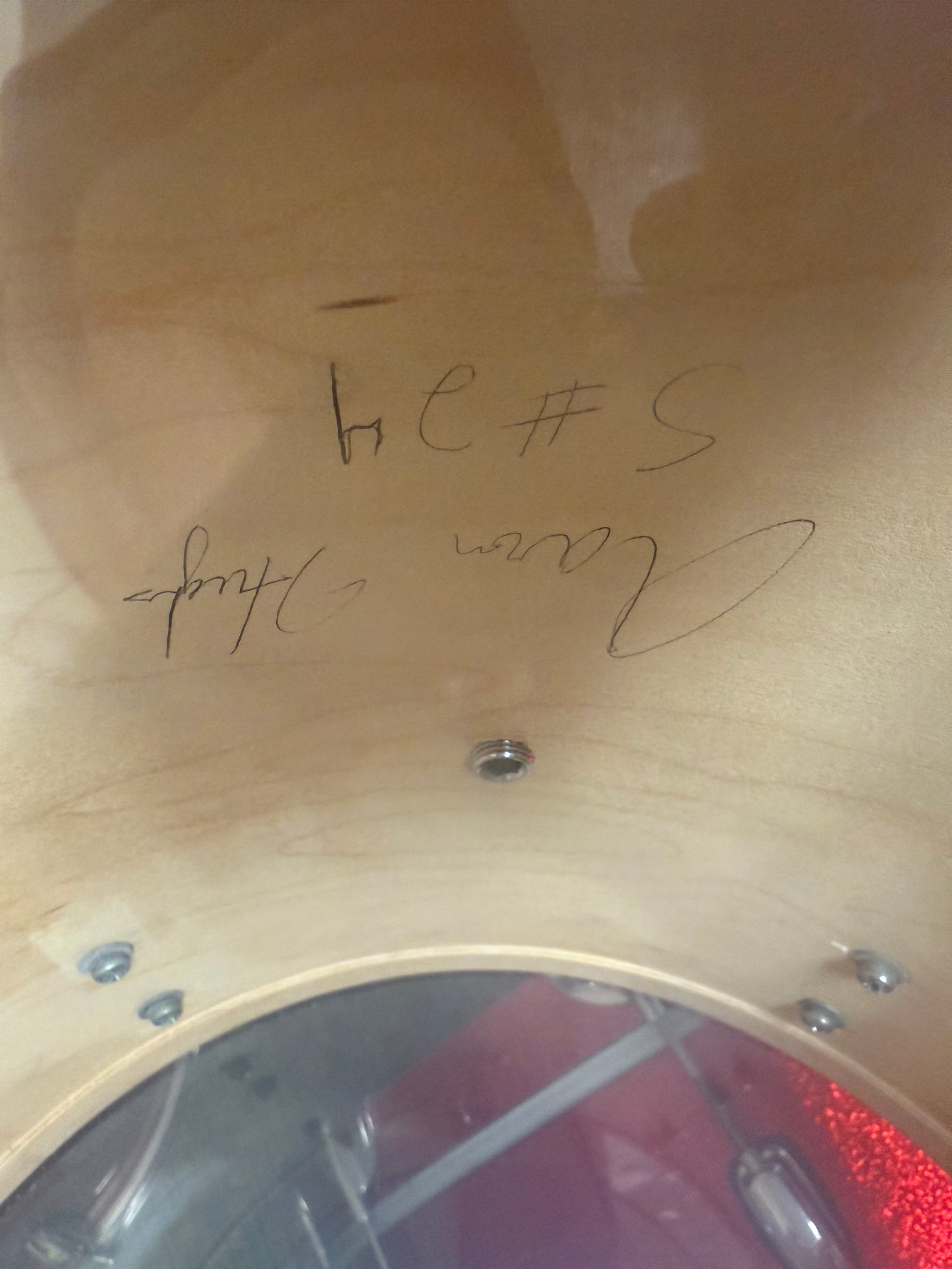 AHA Used Custom Red Sparkle Shell Pack