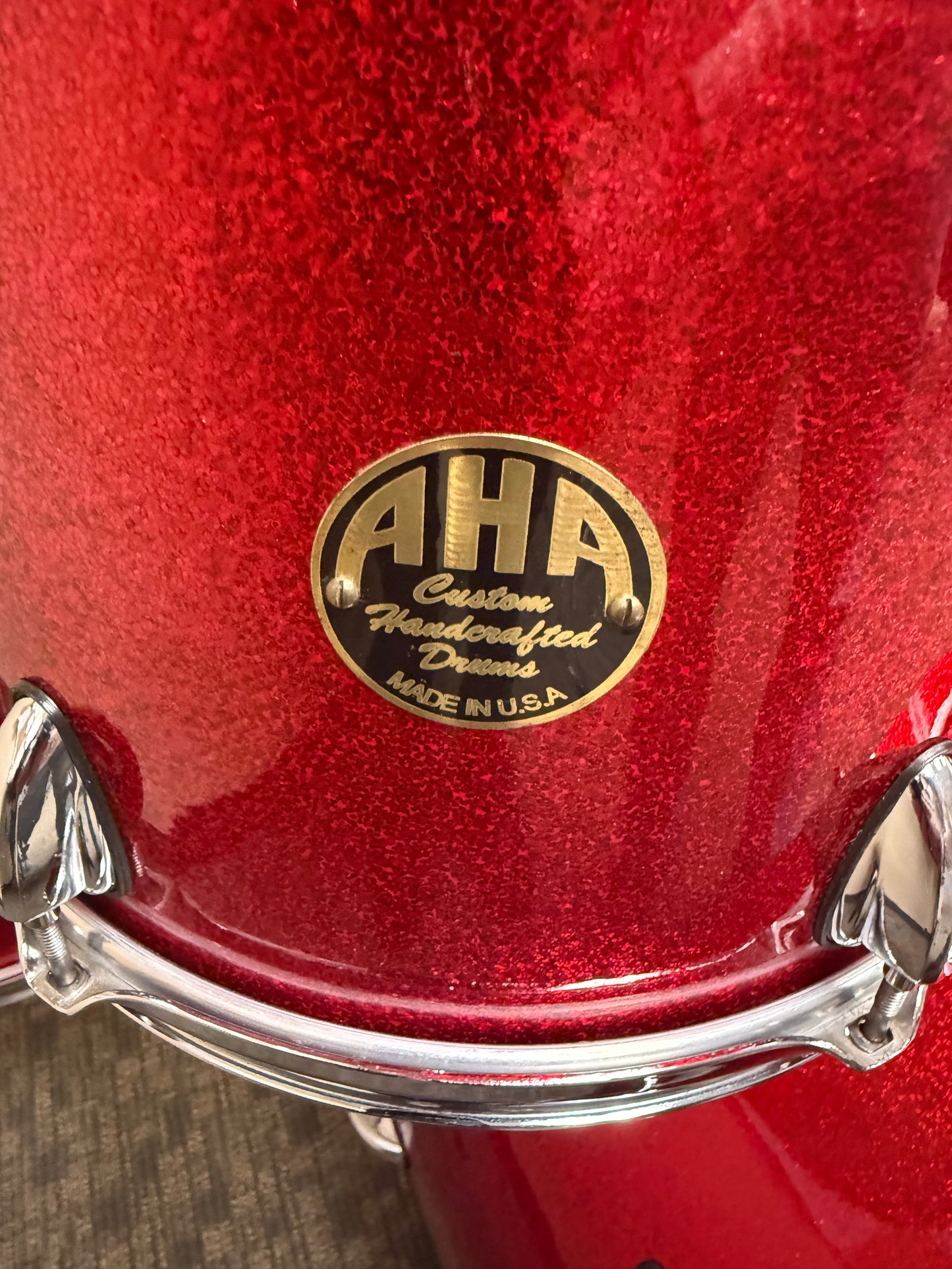 AHA Used Custom Red Sparkle Shell Pack