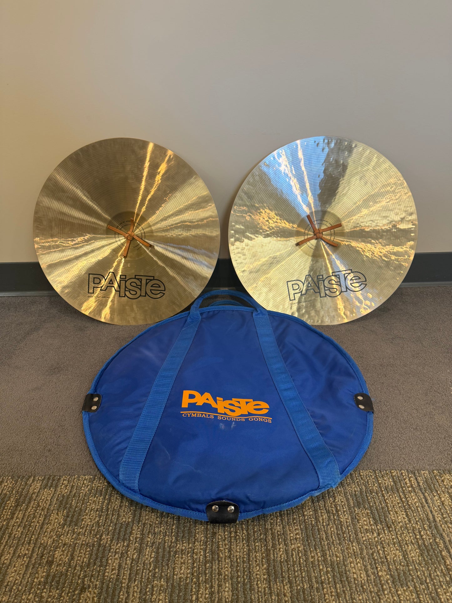 Used Paiste 18” Concert/Marching Medium Hand Cymbals