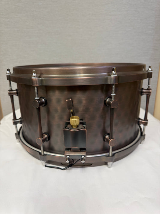 COPPER HAMMERED SNARE DRUM RC001-13