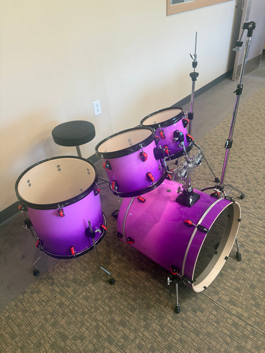 Youth Advanced Spirit Drum Kit-Purple Fade
