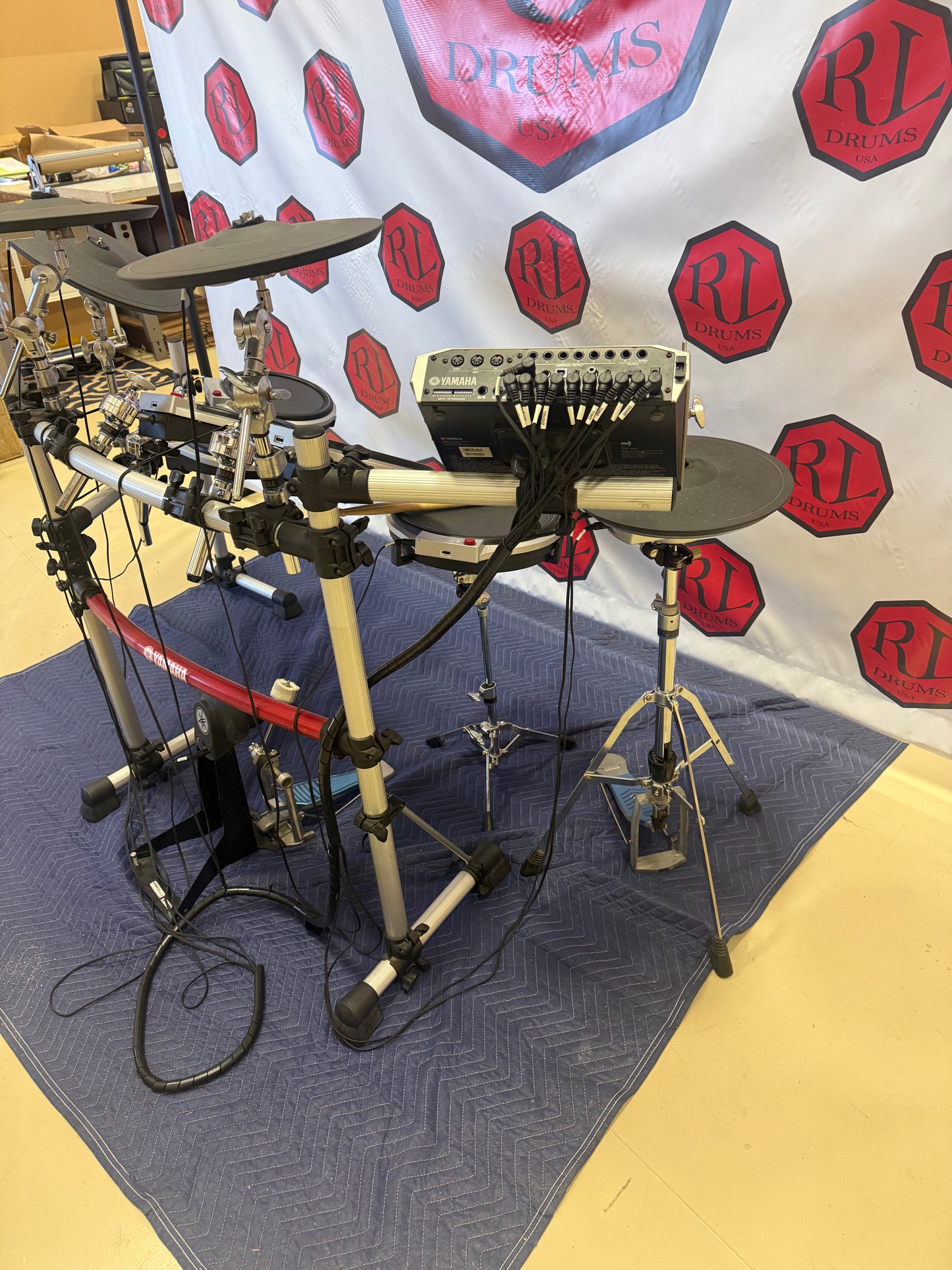 Used Yamaha DTXtreme IIs electronic drum set