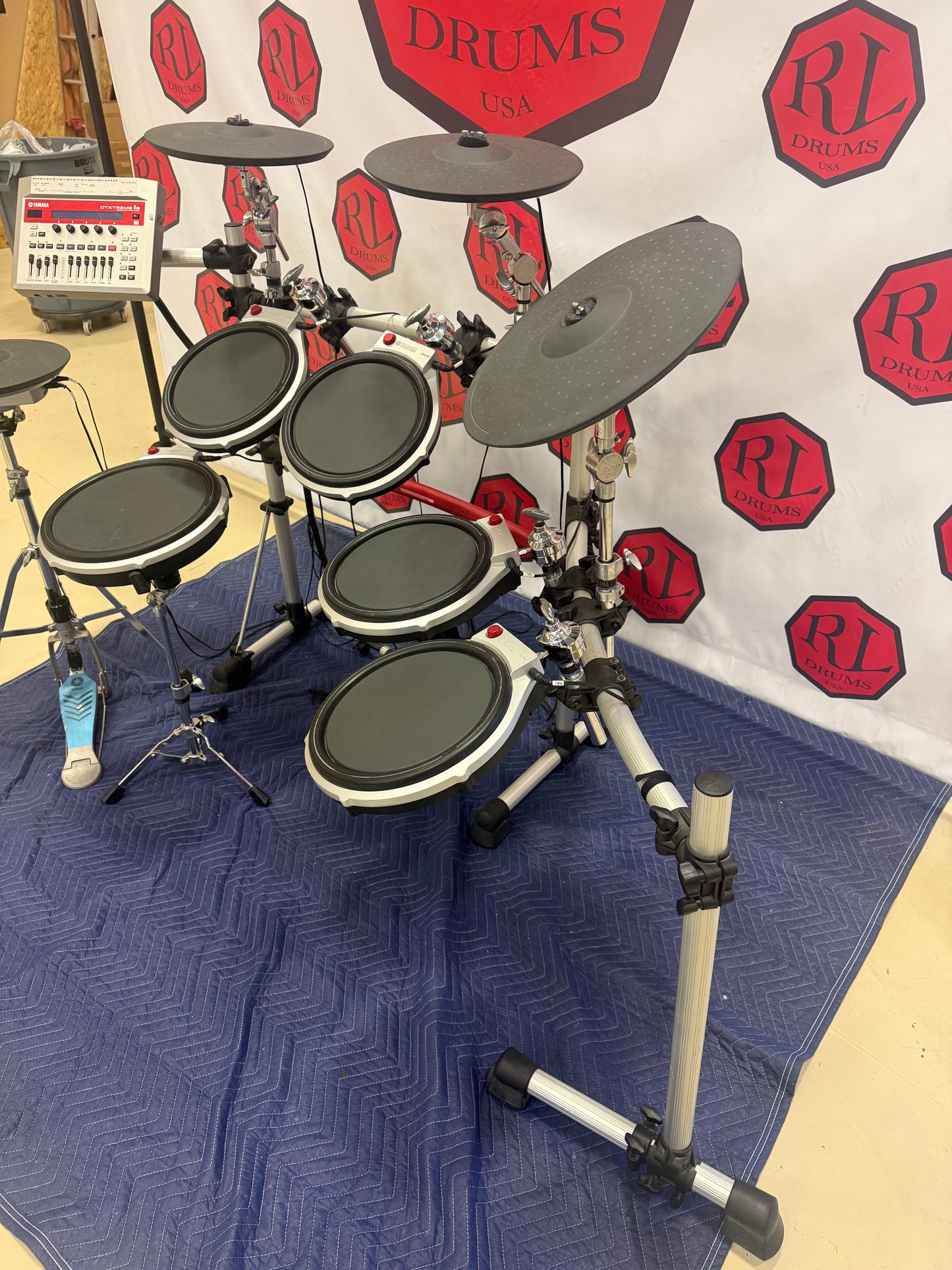 Used Yamaha DTXtreme IIs electronic drum set