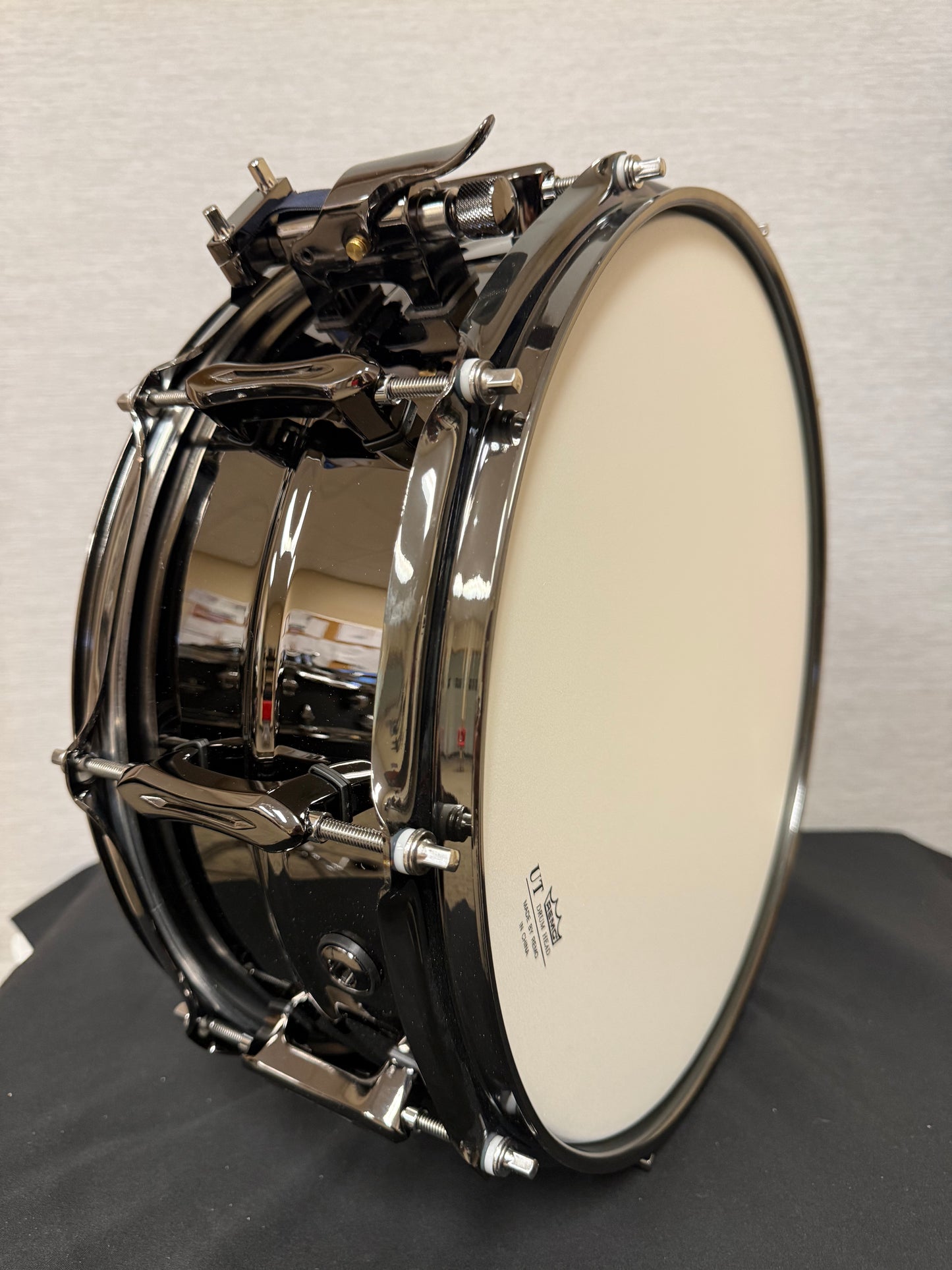 Black Nickel-Plated Steel Snare Drum CXV01