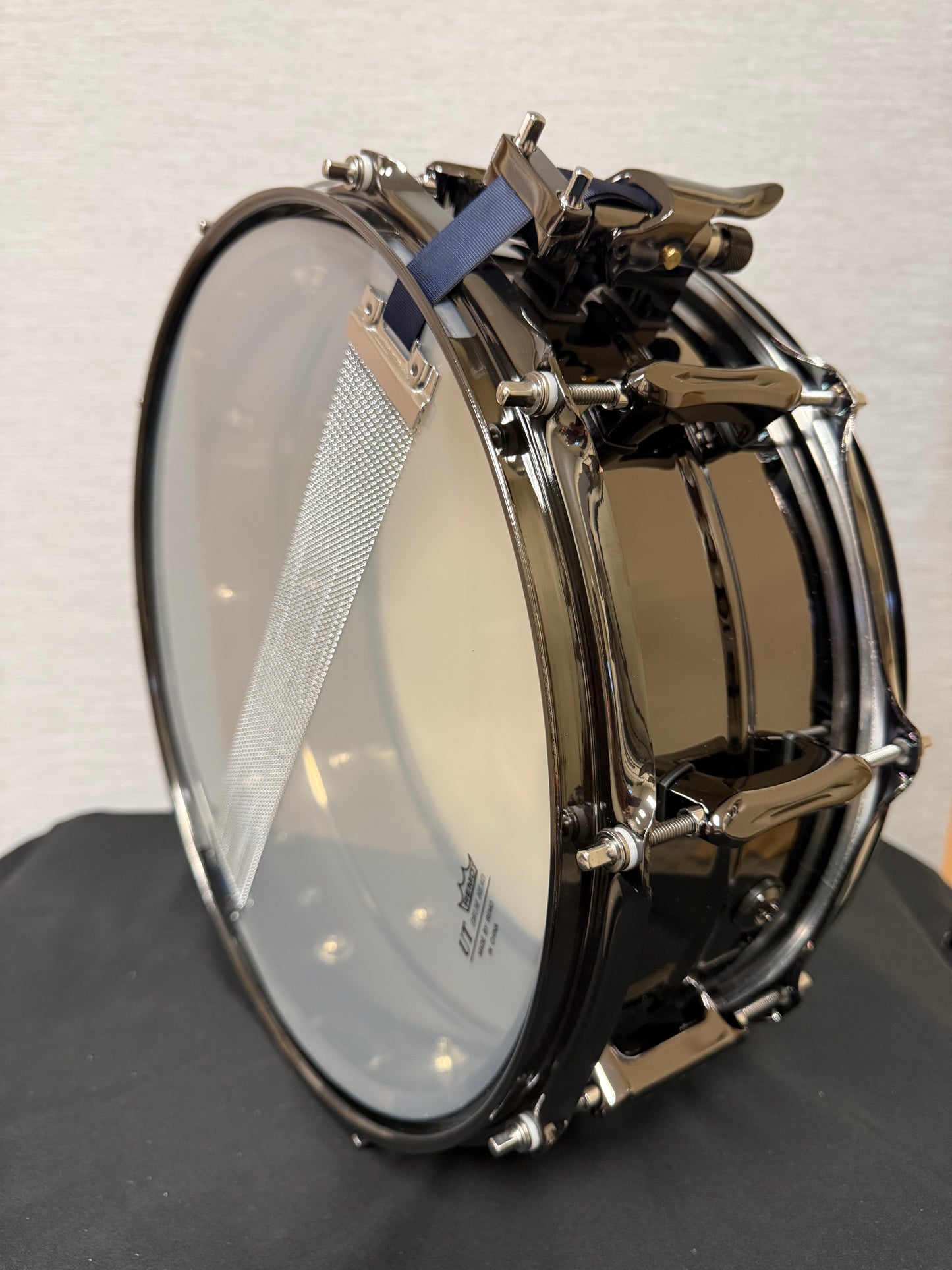 Black Nickel-Plated Steel Snare Drum CXV01