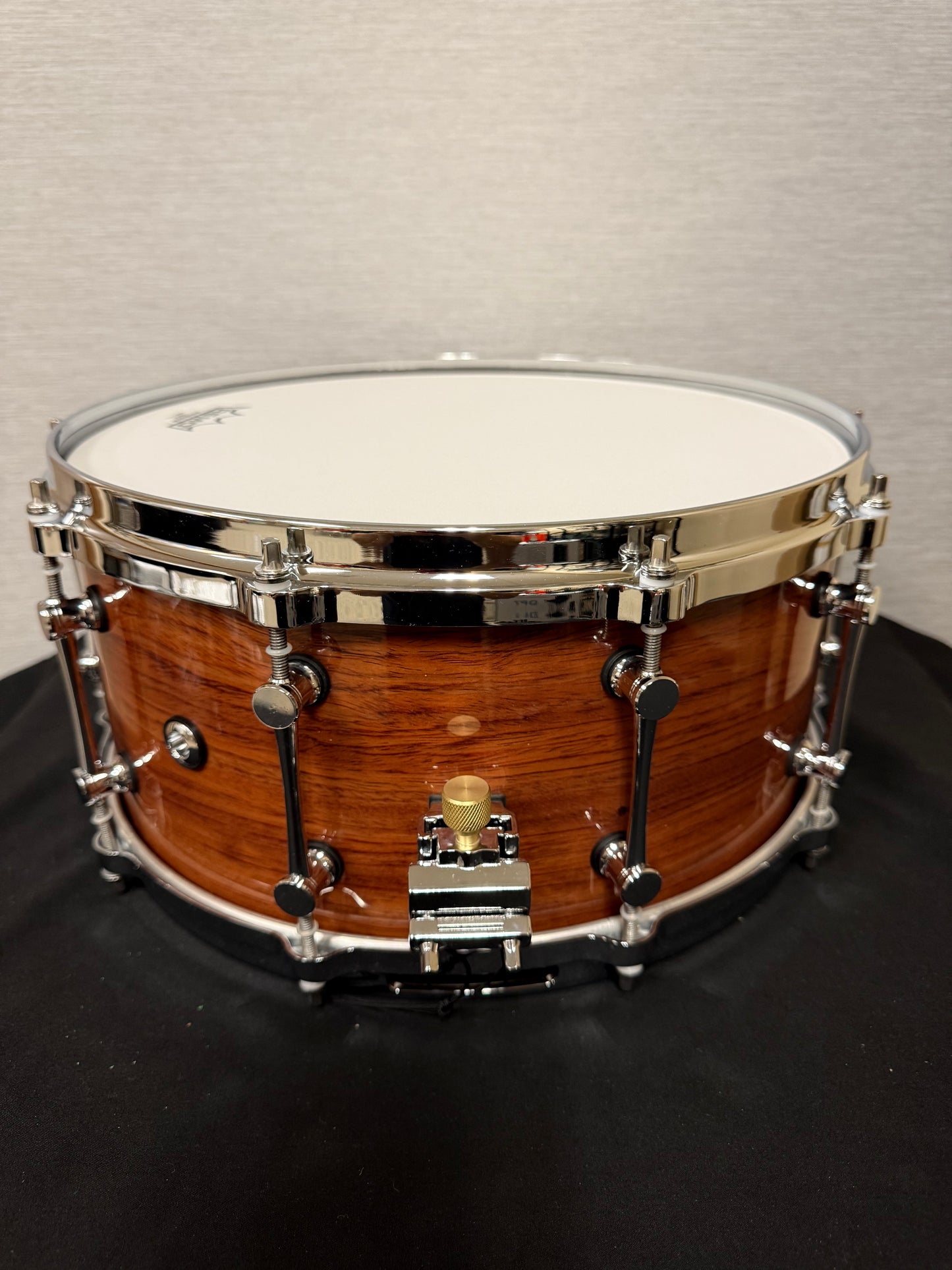 100% Bubinga with Reinforcing Rings Snare Drum PW001