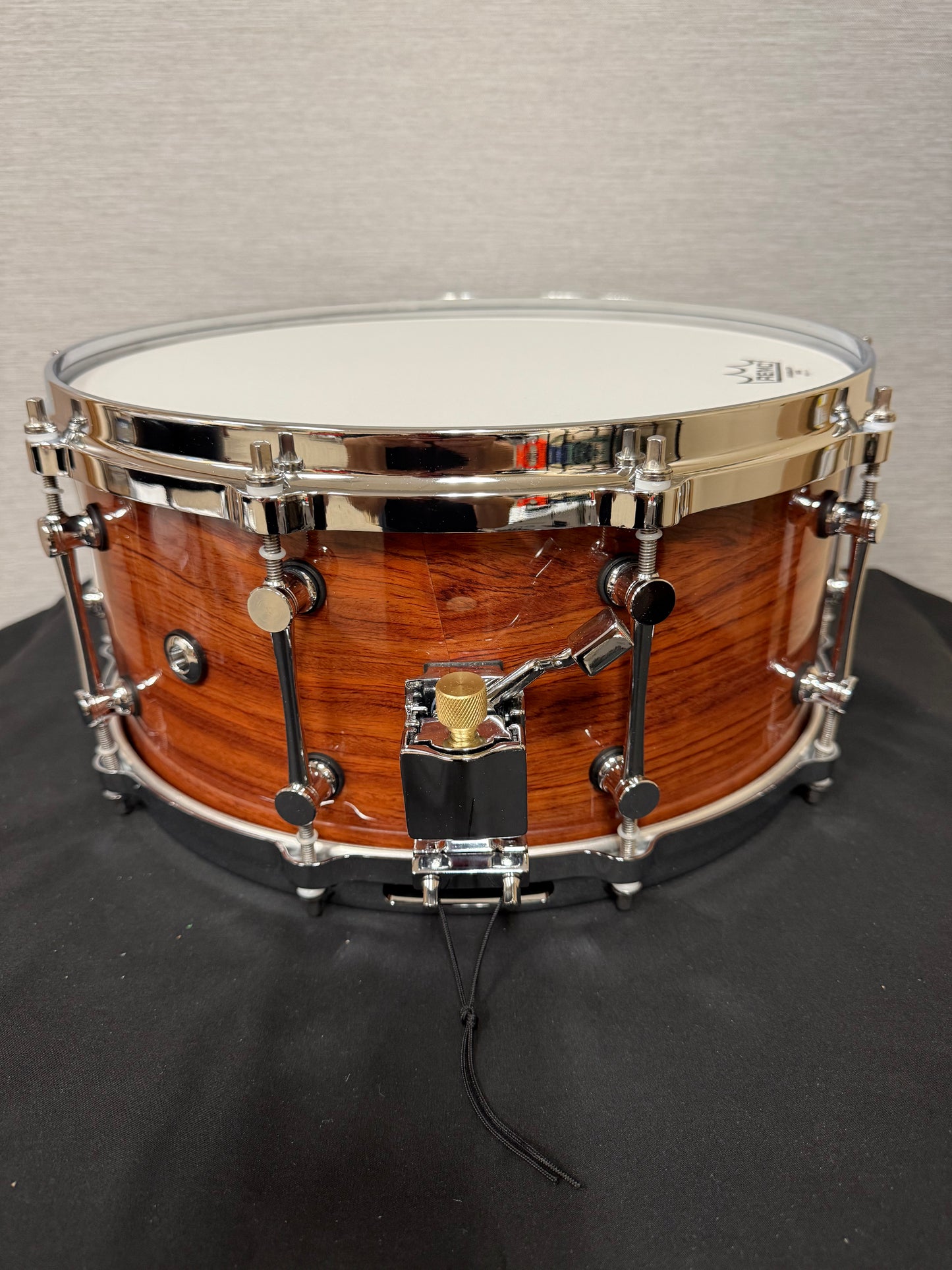 100% Bubinga with Reinforcing Rings Snare Drum PW001
