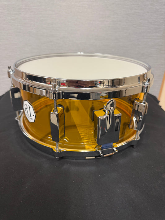 Amber Seamless Acrylic 12"x5.5" -Snare Drum - JB-AA12-5.5SD