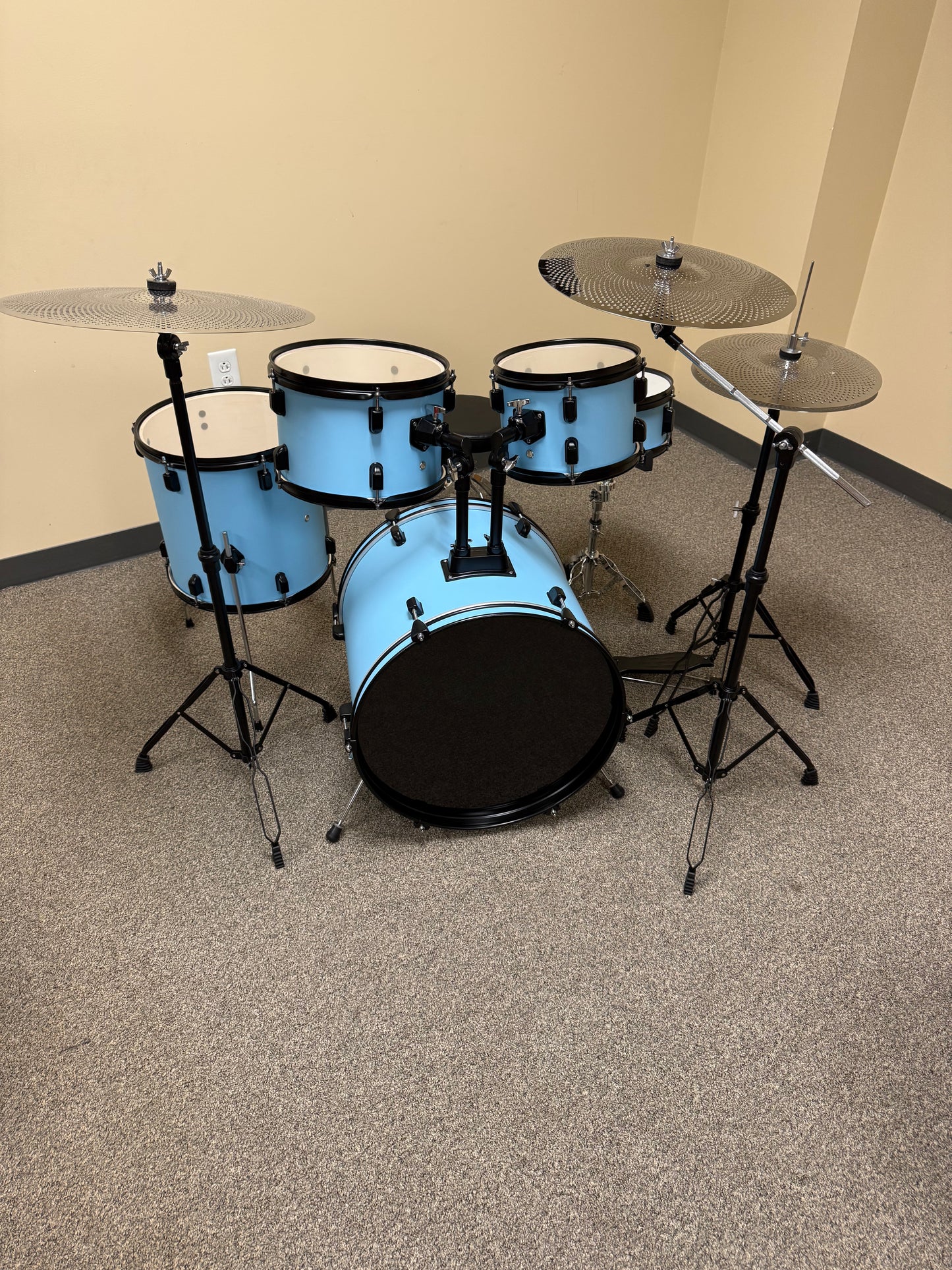 Blue Poplar Drum Set - JBP100-BL008