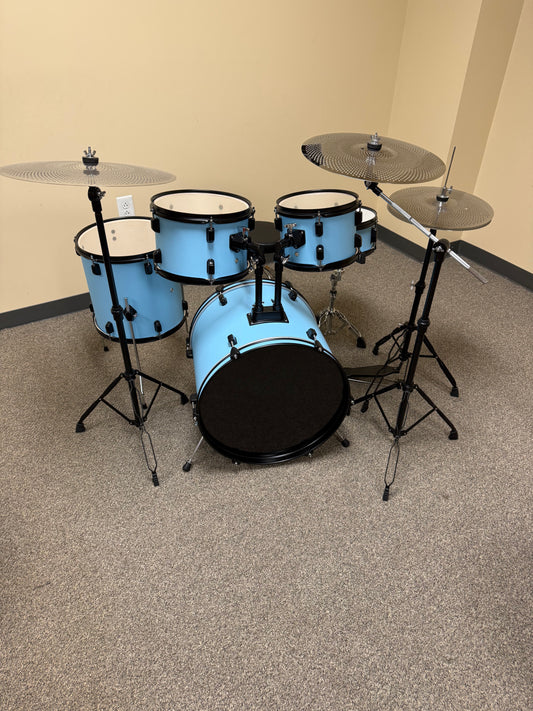 Blue Poplar Drum Set - JBP100-BL008