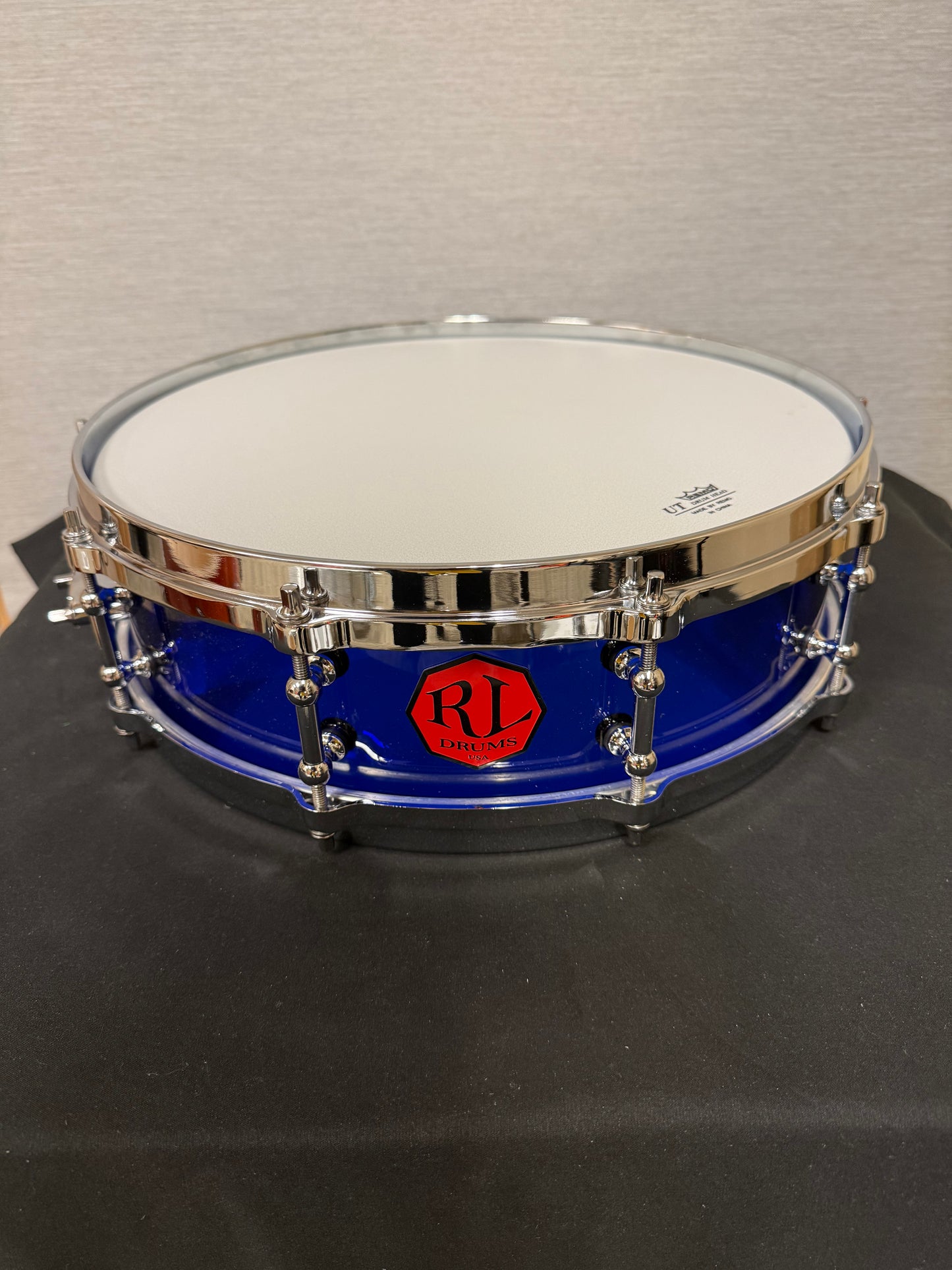 Navy Blue Acrylic Piccolo Drum SD14x4-NB-DC