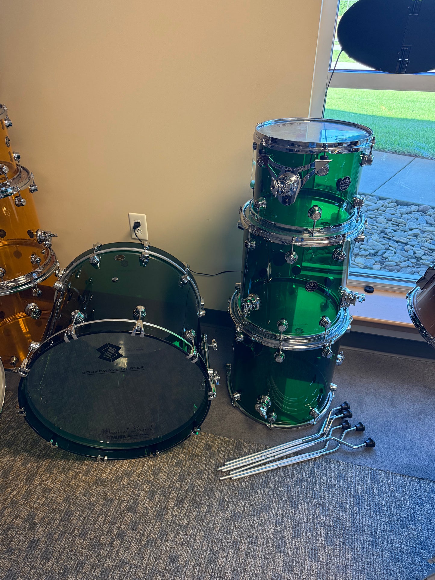 Soundwave Master Ice Crystal Sound Series Emerald Green Shell Pack