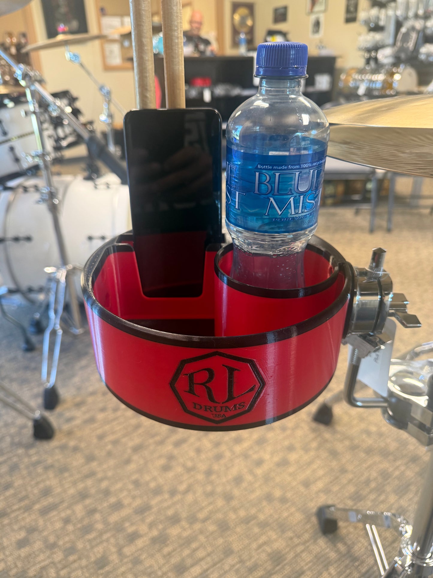 Custom RL Drums Deaf and Drum -Drum Buddy - BigMouth Dual Mount