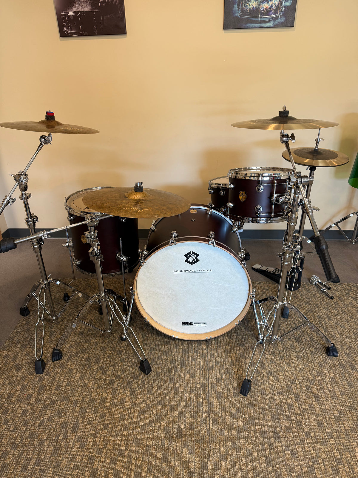 Soundwave Master Custom Glory Sound Dark Drum Shell Pack