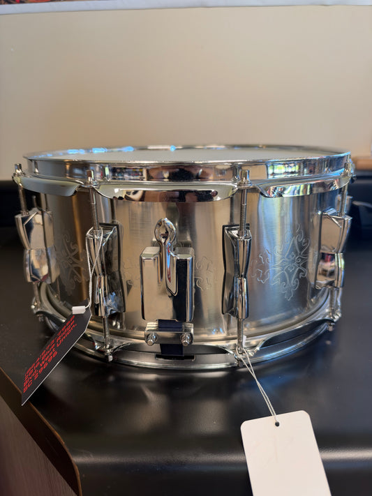 Patterned Stainless Snare Drum JBSS1081