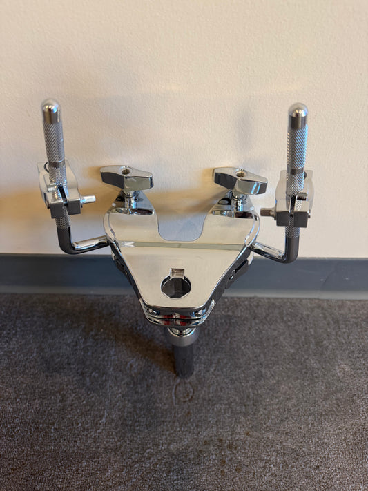 Double Tom Holder Stand with Memory Lock, Adjustable Double Tom L Arm Holder Mount Bracket TH1903